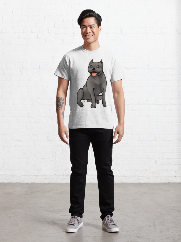 Alternate view of American Staffordshire Terrier - Black Classic T-Shirt