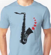 Sax and Love Unisex T-Shirt