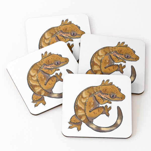 Item preview, Crested Gecko Patternless • Digital Cartoon designed and sold by Kayla Glaser.