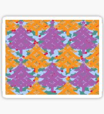 Christmas Holly Tree Sticker