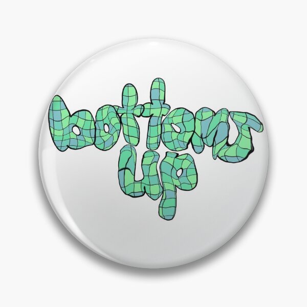Item preview, Bottoms up trippy sticker simple designed and sold by mollyhenrikson.