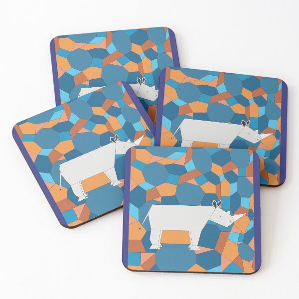 Item preview, Geometric Rhino designed and sold by Caseymakesart.