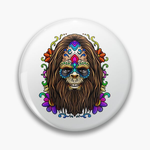 Item preview, Big Foot Day Of The Dead designed and sold by Sbgarror.