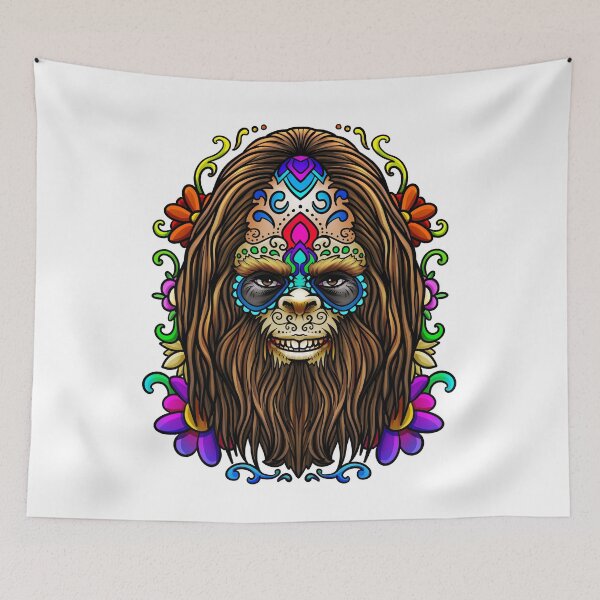 Item preview, Big Foot Day Of The Dead designed and sold by Sbgarror.