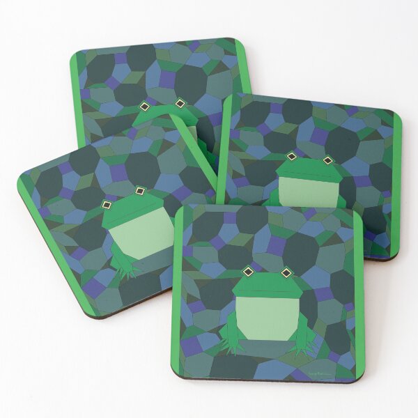 Item preview, Geometric Frog designed and sold by Caseymakesart.