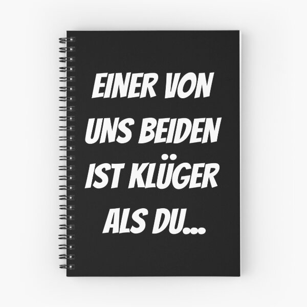 Item preview, Einer Von Uns Beiden Ist Klüger Als Du lustiges Geschenk designed and sold by niedi18.