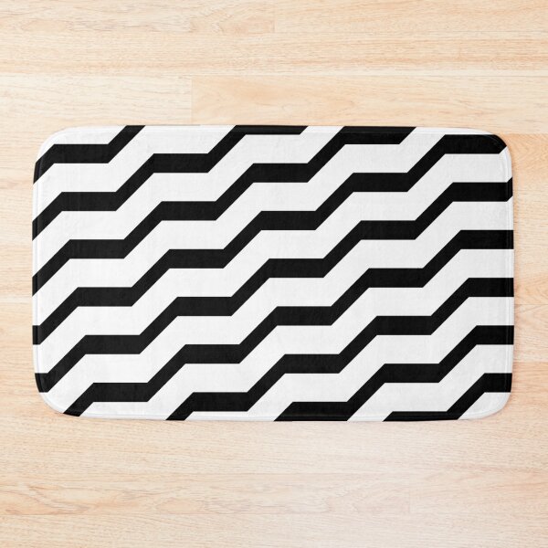 Item preview, Chevron Herringbone Pattern Variant Black and White Zigzag designed and sold by FakeMirror.