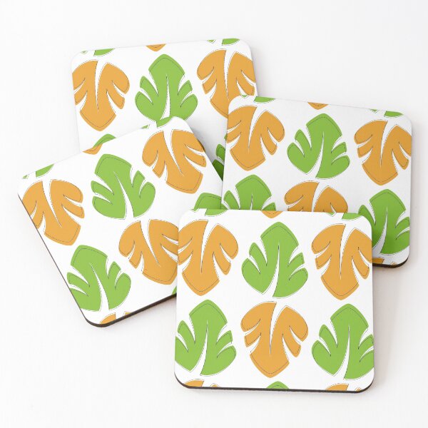 Item preview, Green and orange palms fronds designed and sold by aanais.