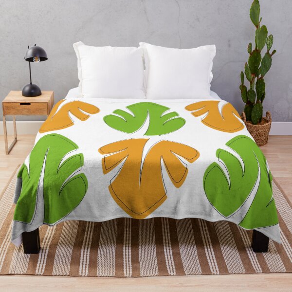 Item preview, Green and orange palms fronds designed and sold by aanais.