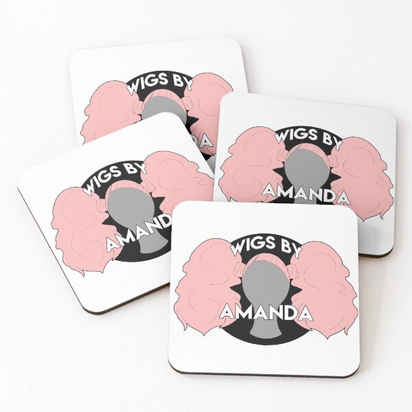 Wigs By Amanda Coasters (Set of 4)