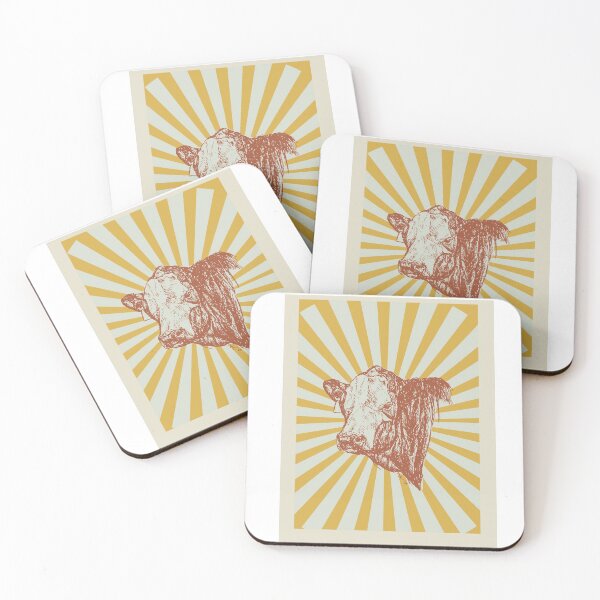 Item preview, Retro Western Cow designed and sold by Katy Sestay.