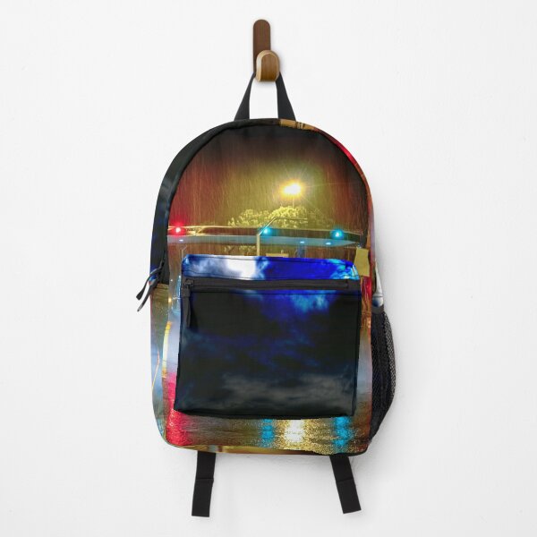 Item preview, highway tolls at night in the rain surreal designed and sold by Flavio Vieri.