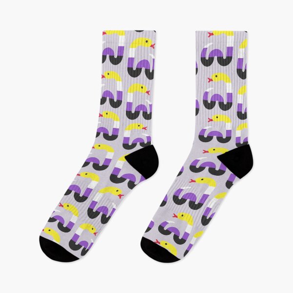 Item preview, Nonbinary Snake Twitter Emoji designed and sold by guavaowl.