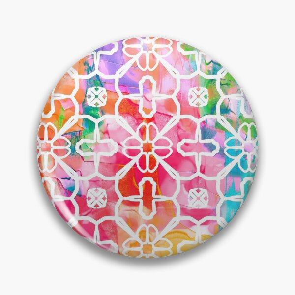 Item preview, Colourful Rainbow Pattern Print with Oil Paint designed and sold by BlueVisionInk.