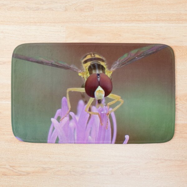 Item preview, Hoverfly on Thistle Flower designed and sold by mark-bugs-org.