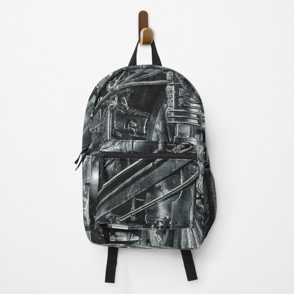 Old locomotive Backpack