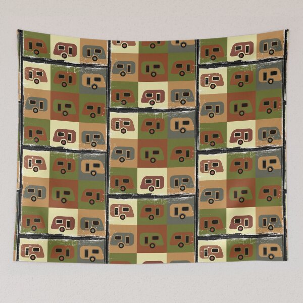 Item preview, Cool Camping - Retro Caravans designed and sold by Sal's KerleyWorld.