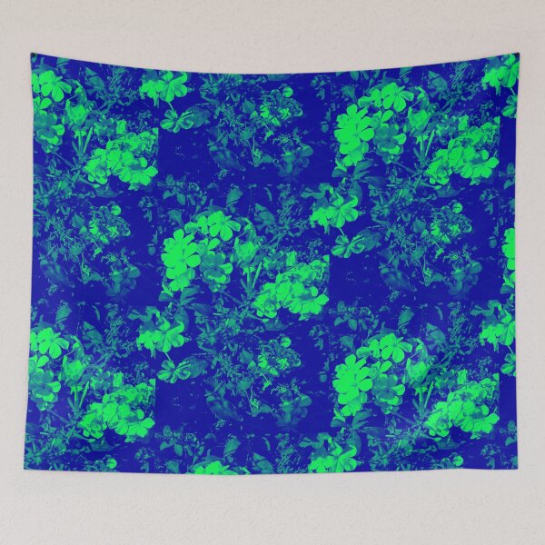 Item preview, Green flowers designed and sold by GlowDoodles.