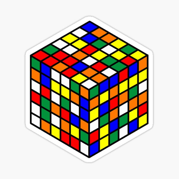 Item preview, Small Scrambled 6x6x6 Cube Design designed and sold by JOClothing.