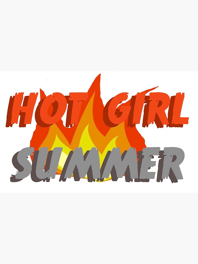 Hot Girl Summer Sticker By Stickersbyevaaa Redbubble 7726