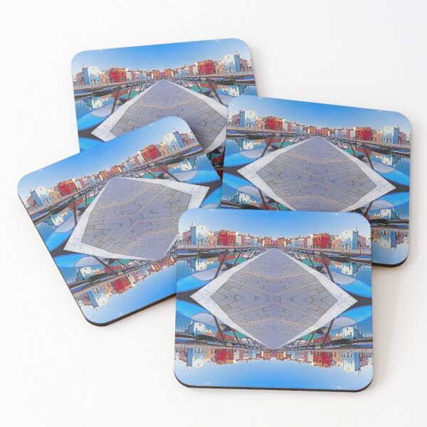 Item preview, burano  Venice in Italy buildings boats reflection colors designed and sold by Flavio Vieri.