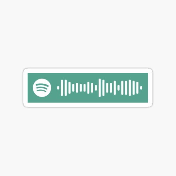 television / so far so good by rex orange county spotify code Sticker