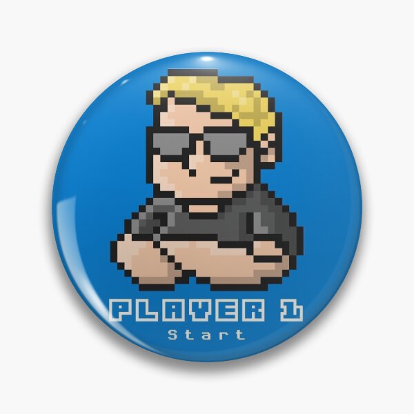 Item preview, Player 1, Start - Retro 8-Bit Gaming Design designed and sold by Lart-Design.