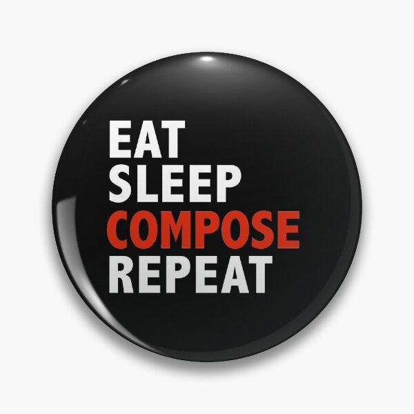 Item preview, Eat Sleep Compose Repeat Composer Orchestra designed and sold by losttribe.