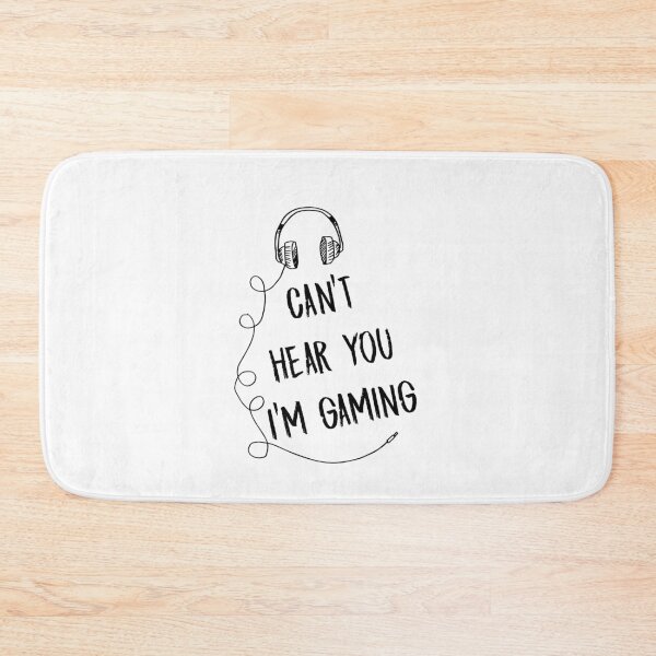 Item preview, Funny Gamer Gift Headset Can't Hear You I'm Gaming designed and sold by MalikaBela.