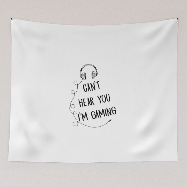 Item preview, Funny Gamer Gift Headset Can't Hear You I'm Gaming designed and sold by MalikaBela.