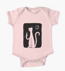 Cat & Mouse - Black One Piece - Short Sleeve
