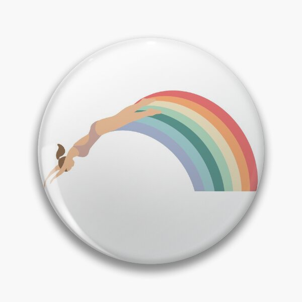 Item preview, diving girl with a rainbow designed and sold by Jaz-ai.