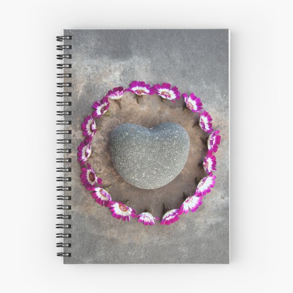 Item preview, Flower Circle Heart Stone  designed and sold by Elena Ray.