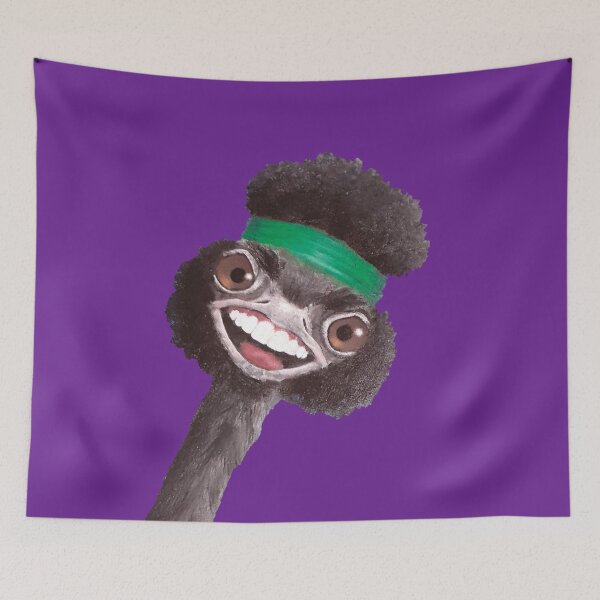 Item preview, Cute Ostrich With Afro Hair designed and sold by Andreja's shop.