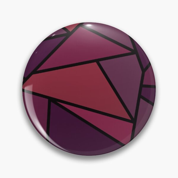 Item preview, Fushia Geometric Retro Stained Glass Abstract Design designed and sold by LJWDesigns.
