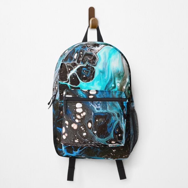 Item preview, Turquoise Spray Acrylic Pour Painting designed and sold by Ashley Branstetter.