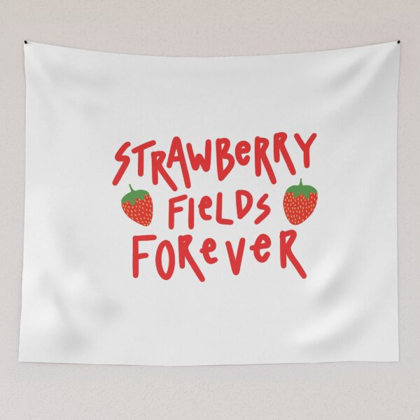 Item preview, Strawberry Fields Forever designed and sold by Mirabel Design.