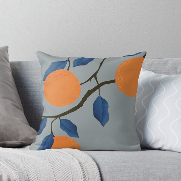 Item preview, Oranges on Grey designed and sold by TheOrangeCactus.