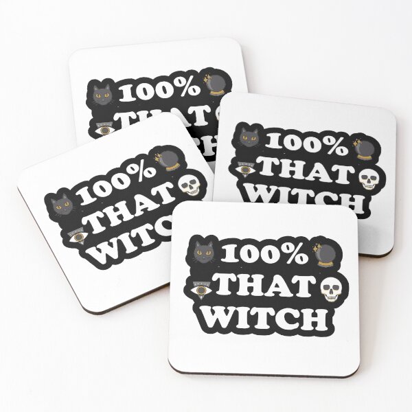 Item preview, 100% that witch | Funny puns designed and sold by -wiseowl-.