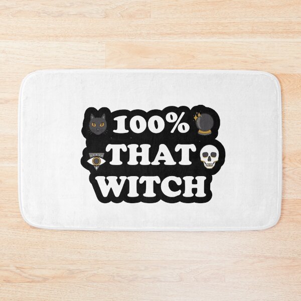 Item preview, 100% that witch | Funny puns designed and sold by -wiseowl-.