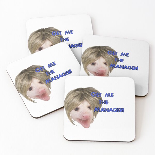 Item preview, Karen O’Possum (with caption) designed and sold by funhousejen.
