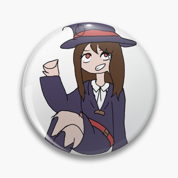 Item preview, Atsuko Kagari Chibi Sticker, Button, + Others designed and sold by nhitori.