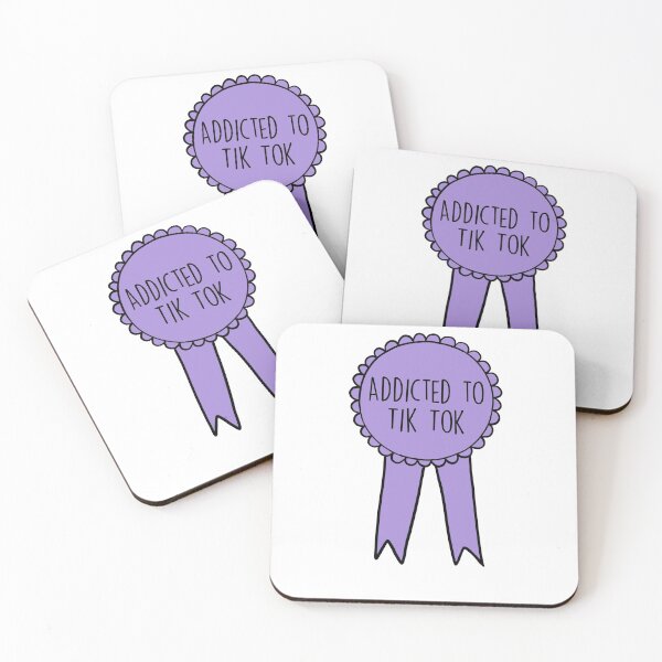 Item preview, Addicted To Tik Tok Ribbon designed and sold by collagexemma.