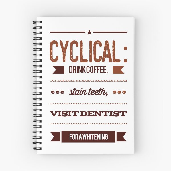 Item preview, Cyclical:  Drink Coffee, Stain Teeth, Visit Dentist For A Whitening designed and sold by OfferHeat.