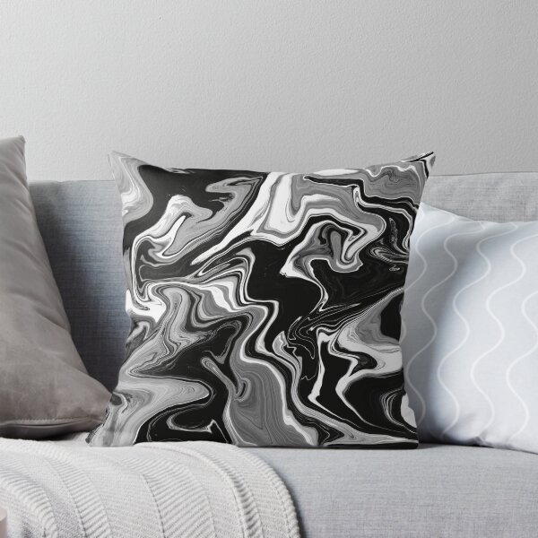 Item preview, Black and White Goth Swirl Pattern designed and sold by katthomas.