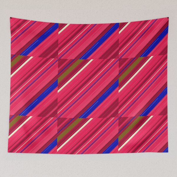 Item preview, Pinstripe (angled) Red and blue. designed and sold by timothybeighton.
