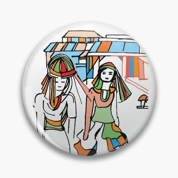 Item preview, Red Hat, Green Hat, TeresaTown at Redbubble 2020 designed and sold by Mark Stansberry.