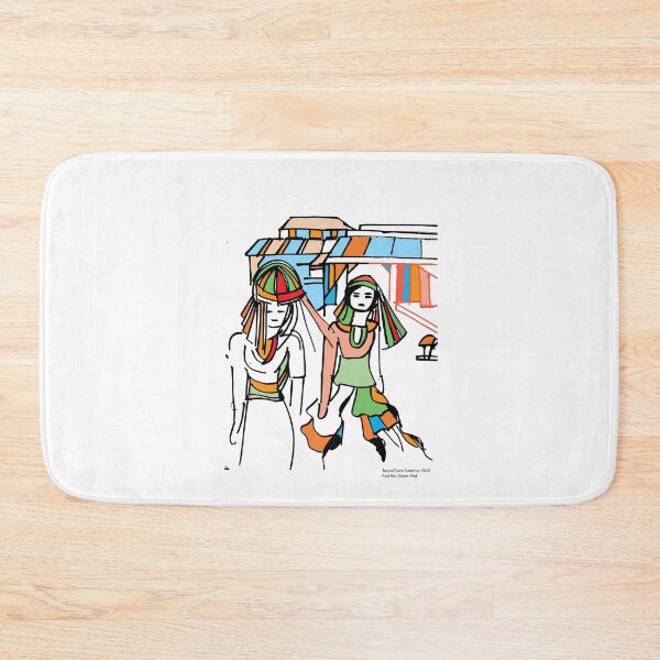 Item preview, Red Hat, Green Hat, TeresaTown at Redbubble 2020 designed and sold by Mark Stansberry.