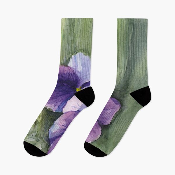 Item preview, Pansies Watercolor designed and sold by Olga Shvartsur.