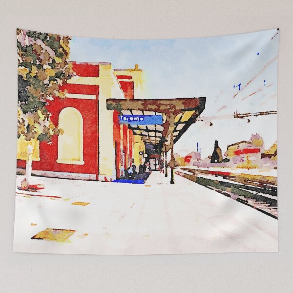 Item preview, Teramo: railway station designed and sold by Giuseppe Cocco.
